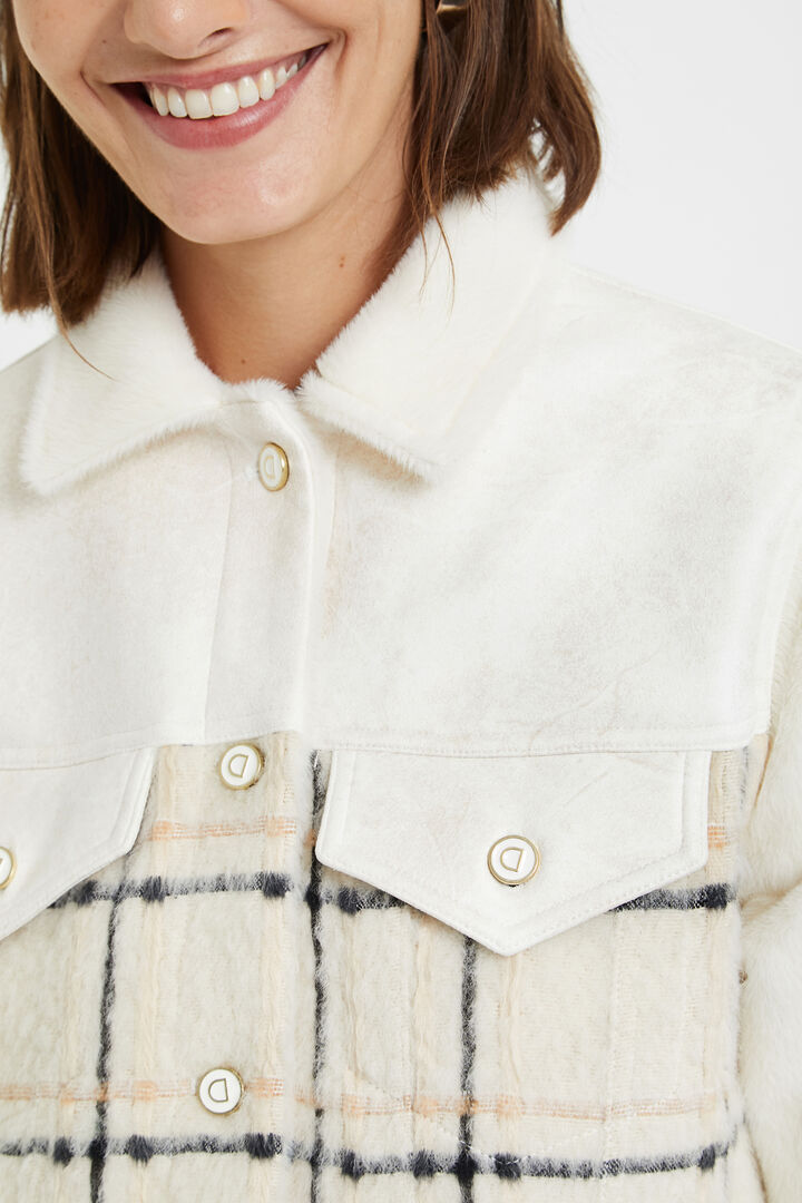 Straight wool trucker jacket | Desigual