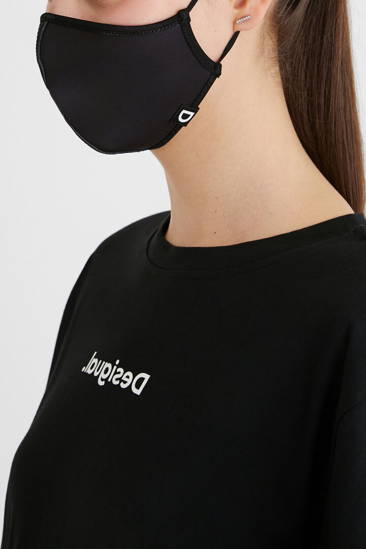Masque réversible arty + housse | Desigual