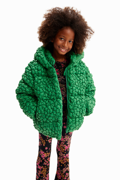 Textured quilted jacket
