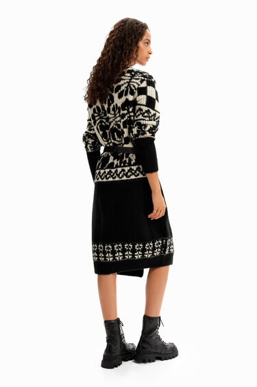 M. Christian Lacroix oversize long cardigan | Desigual