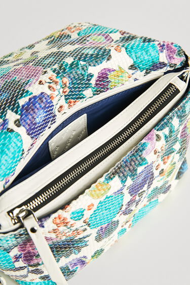 Floral braided sling bag | Desigual