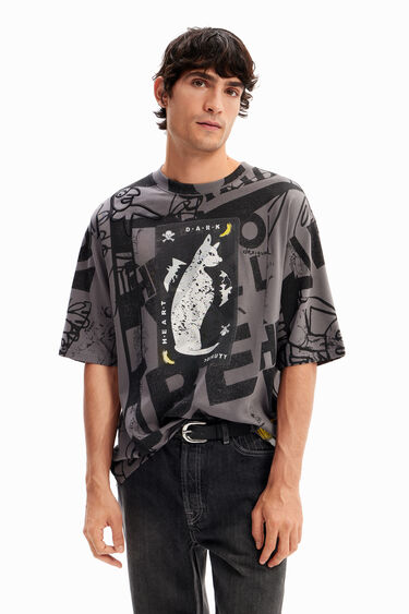 Samarreta lletres gat | Desigual