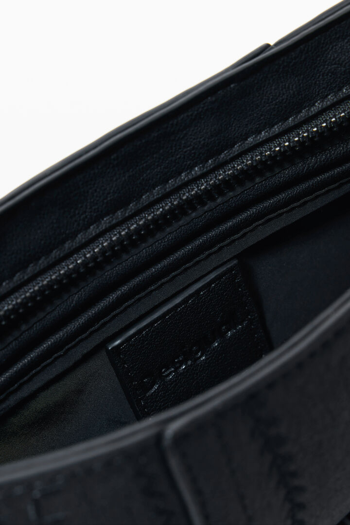 Bolso efecto piel bordados pequeño | Desigual