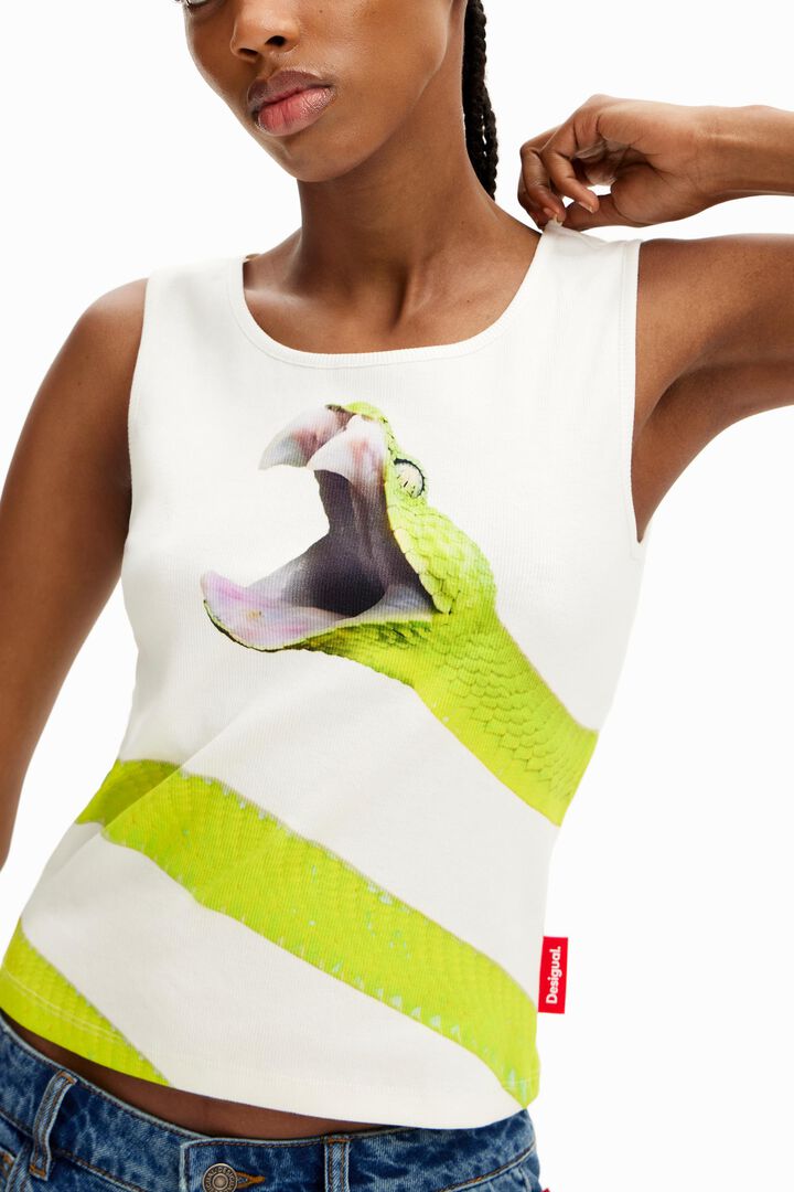Tyler McGillivary蛇トップ | Desigual
