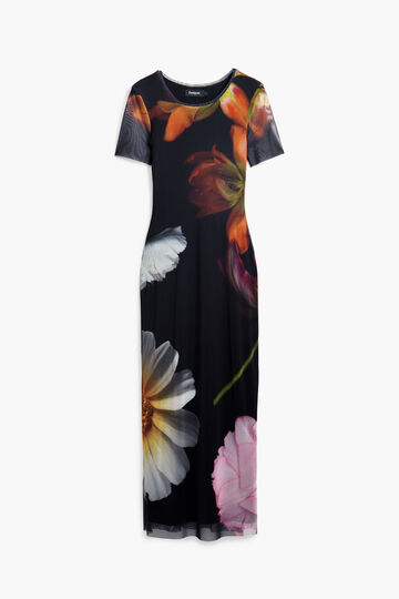 Tulle flower dress | Desigual