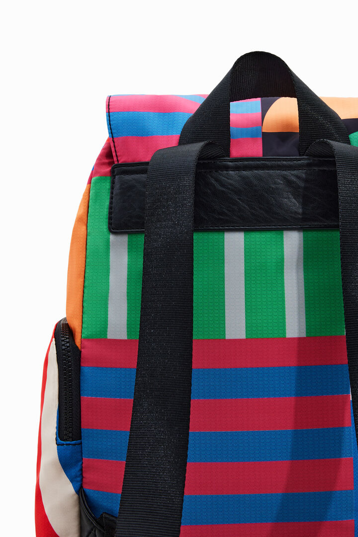 Large geometric backpack | Desigual