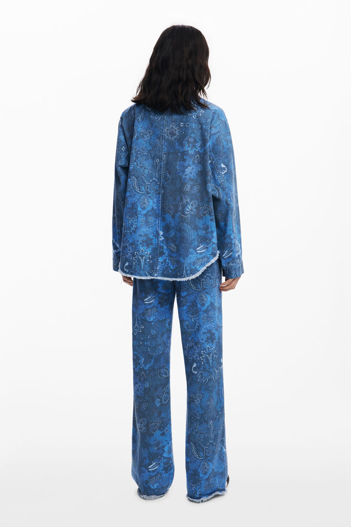 Frayed paisley jacket | Desigual