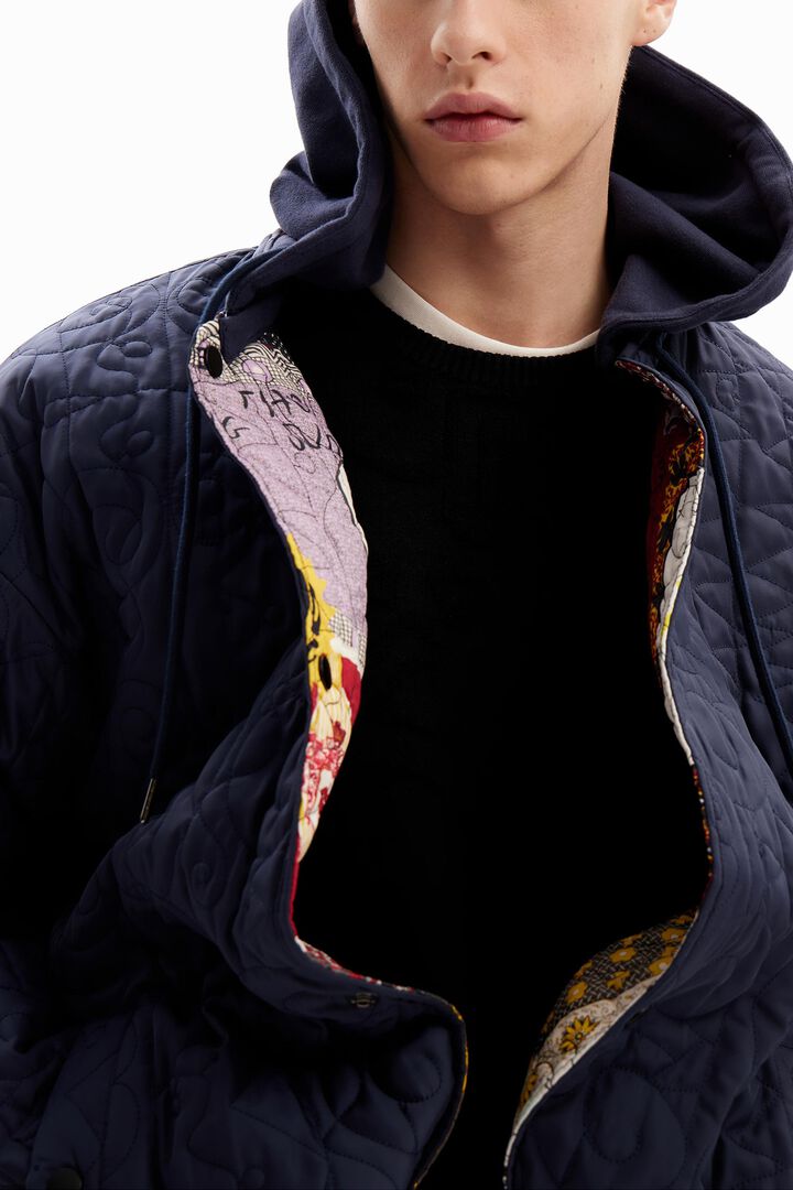 Veste matelassée réversible patchwork | Desigual