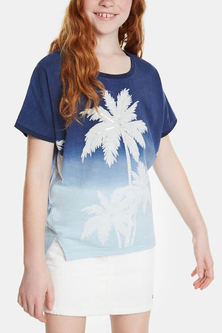 Camiseta estampado palmeras | Desigual