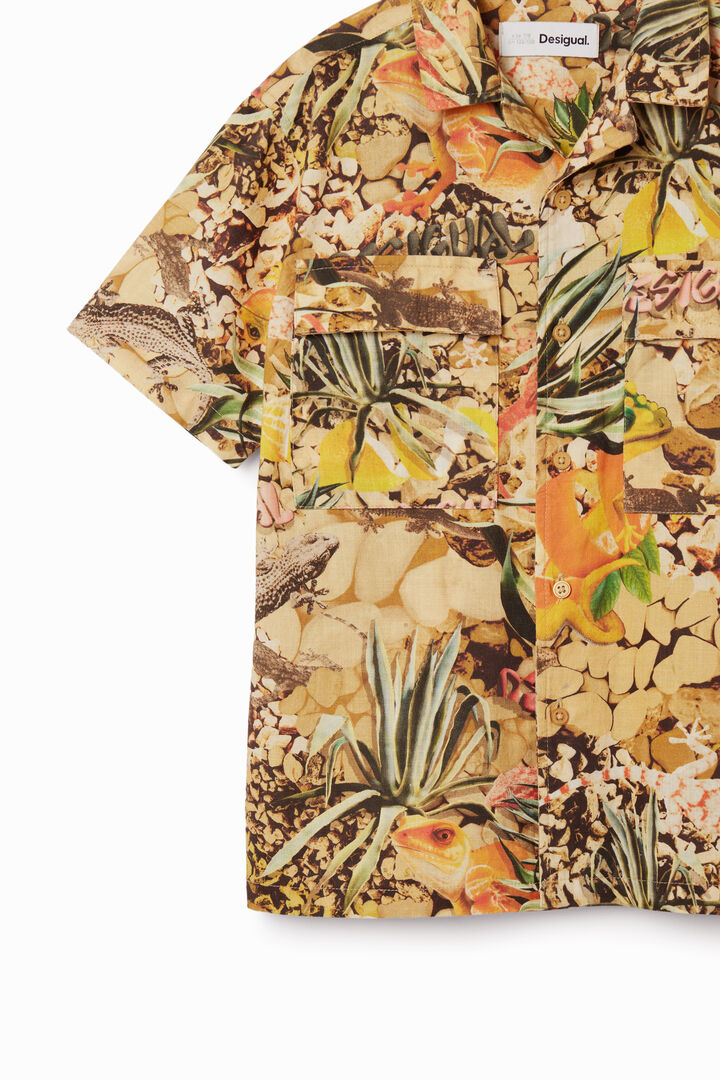 Camouflage resort shirt | Desigual