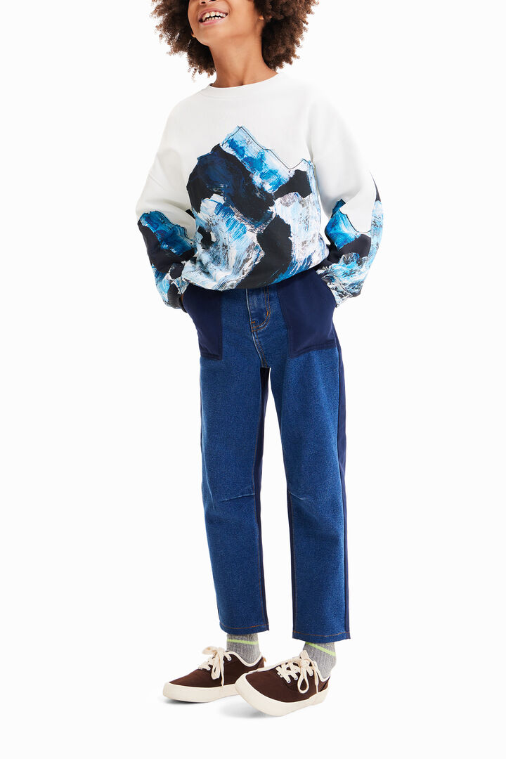 Dessuadora patch paisatge | Desigual