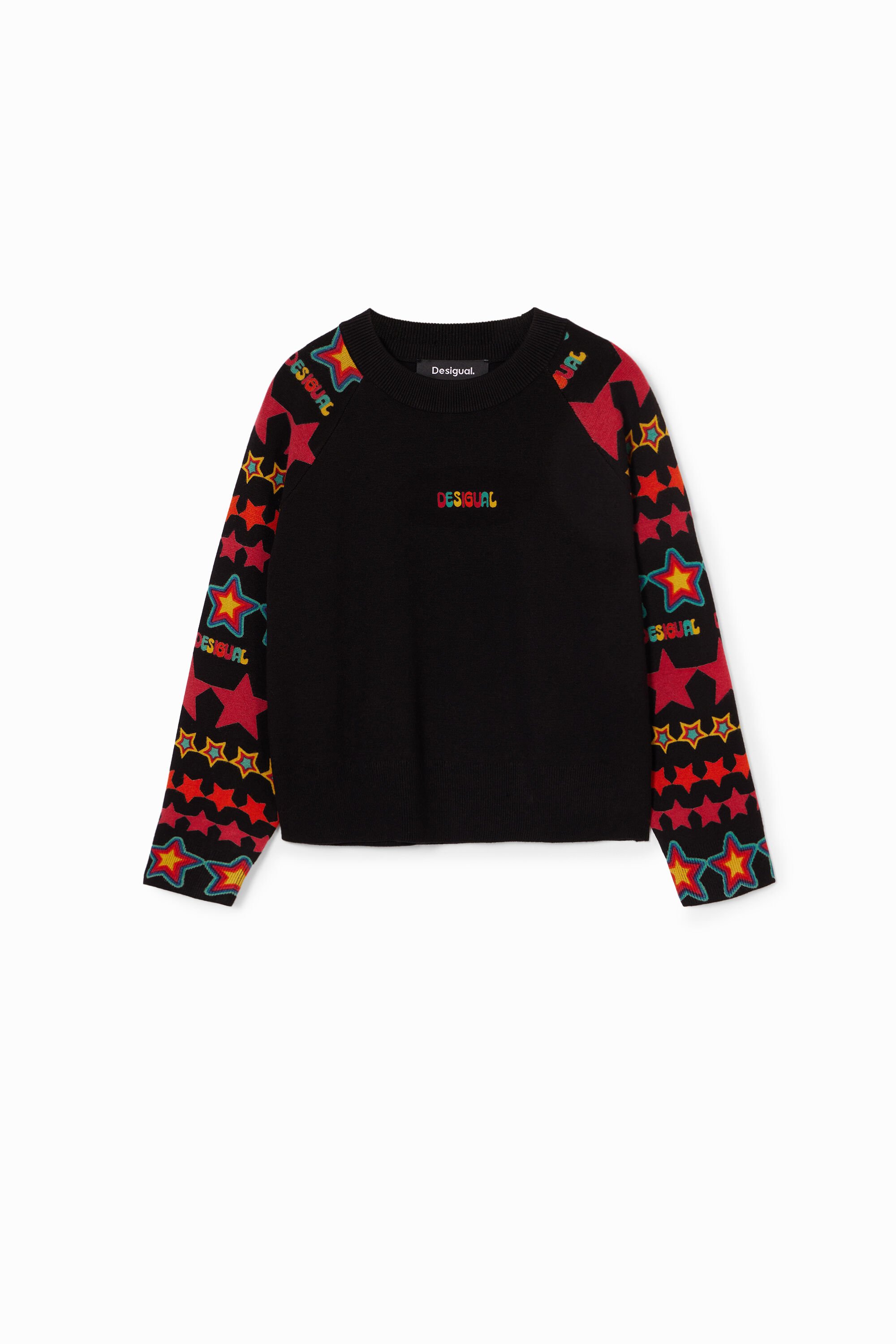 Desigual Girls Girls s Stars Sweatshirt Black