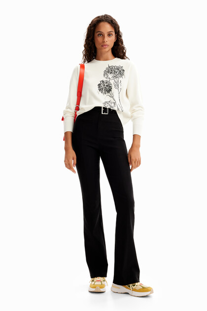 Pullover Blumen M. Christian Lacroix