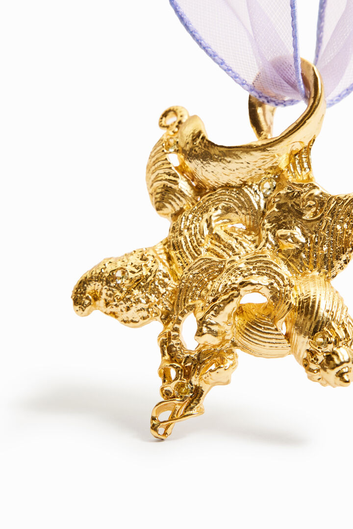 Colgante estrella baño oro Zalio | Desigual