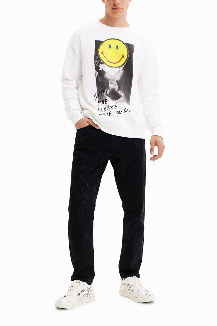 Oversize Smiley® sweatshirt | Desigual