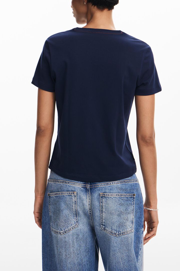 Camiseta estampado flor | Desigual