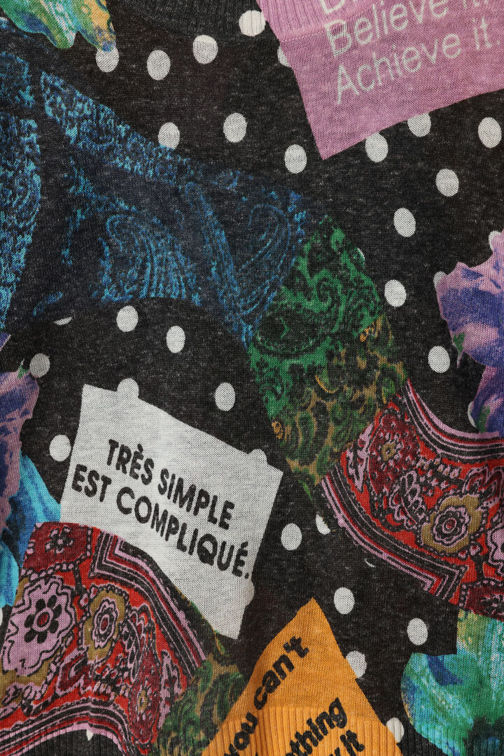 Polka dot and paisley jumper | Desigual