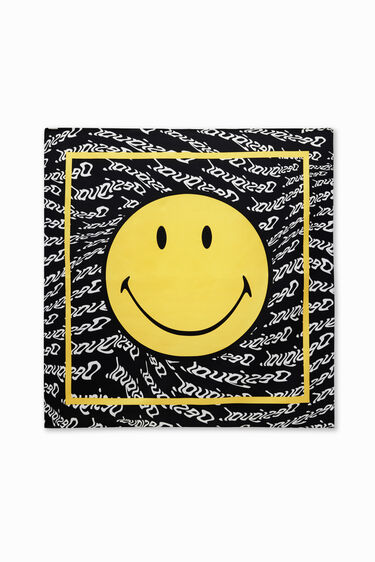 Vierkante sjaal met Smiley® | Desigual