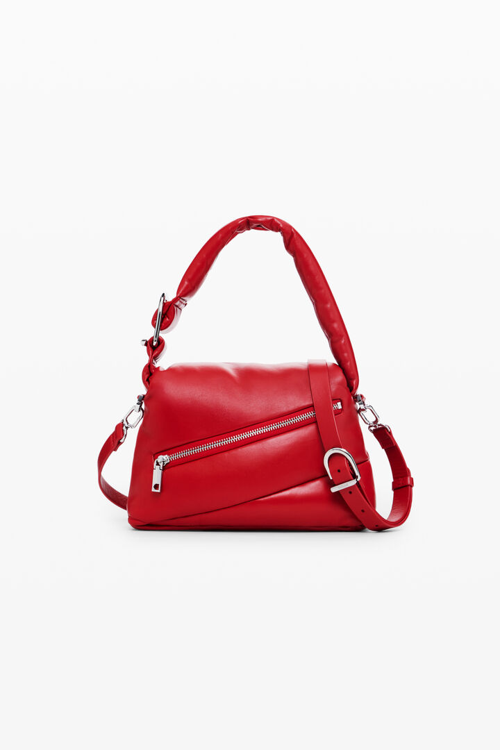 Bolso acolchado 100% piel pequeño | Desigual