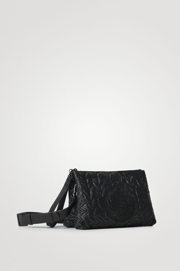 Padded wrinkled effect sling bag | Desigual