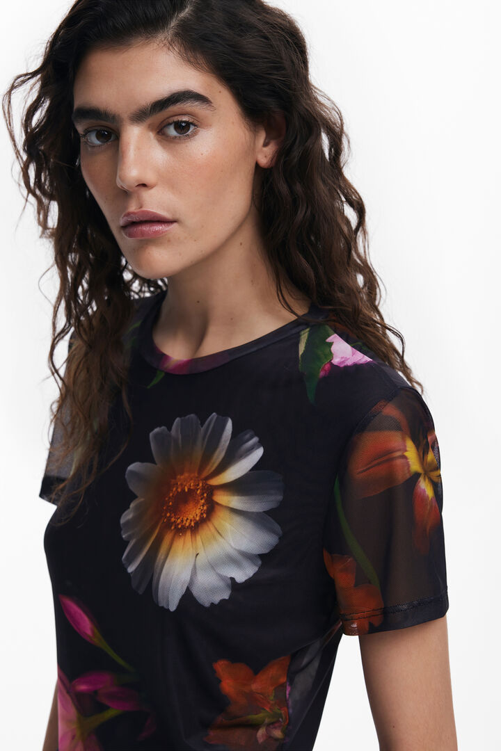 Camiseta tul estampada | Desigual
