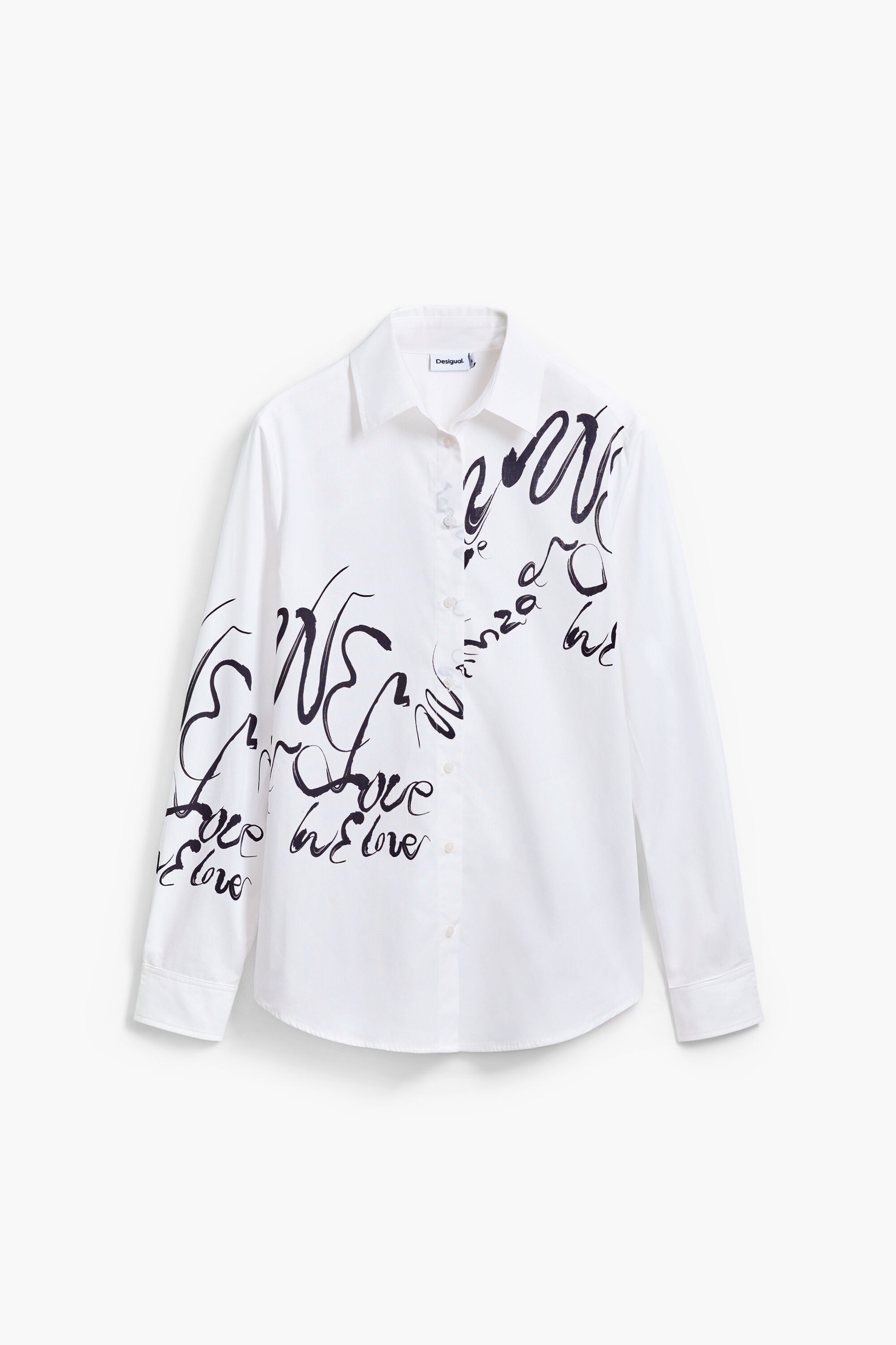 インク文字のシャツ 女性用 I Desigual.com