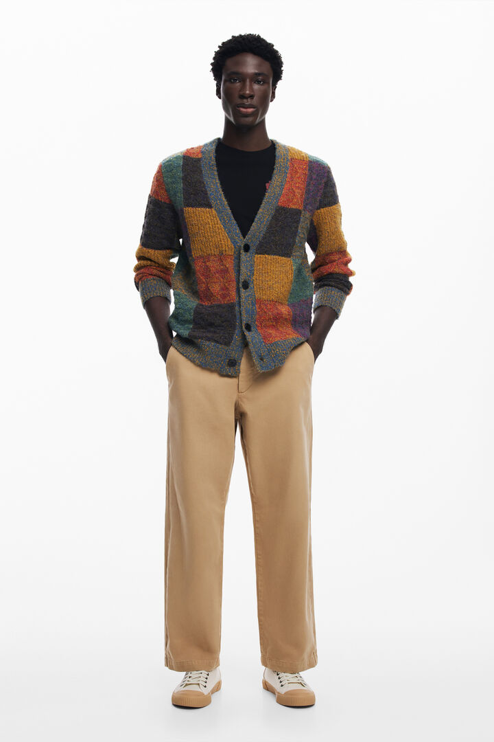Checked cardigan | Desigual