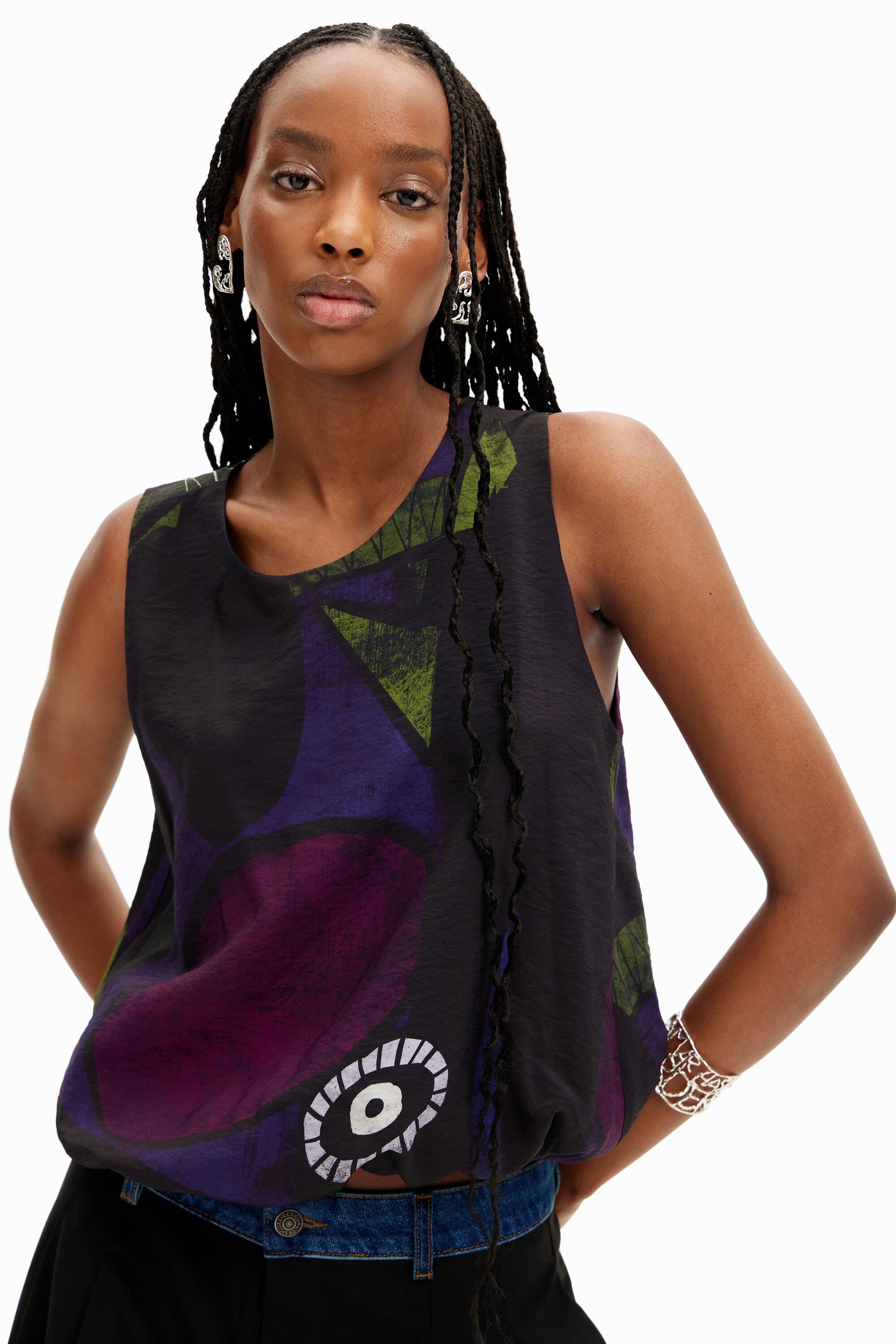 Sleeveless blouse M. Christian Lacroix women s I Desigual