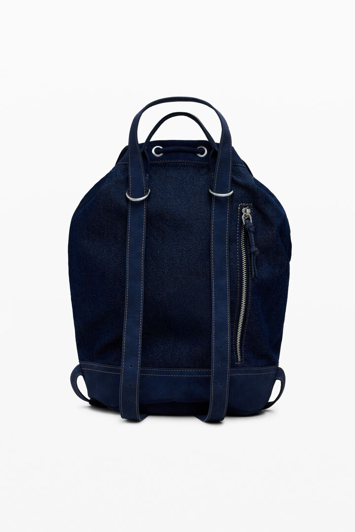 Medium convertible denim bucket backpack | Desigual