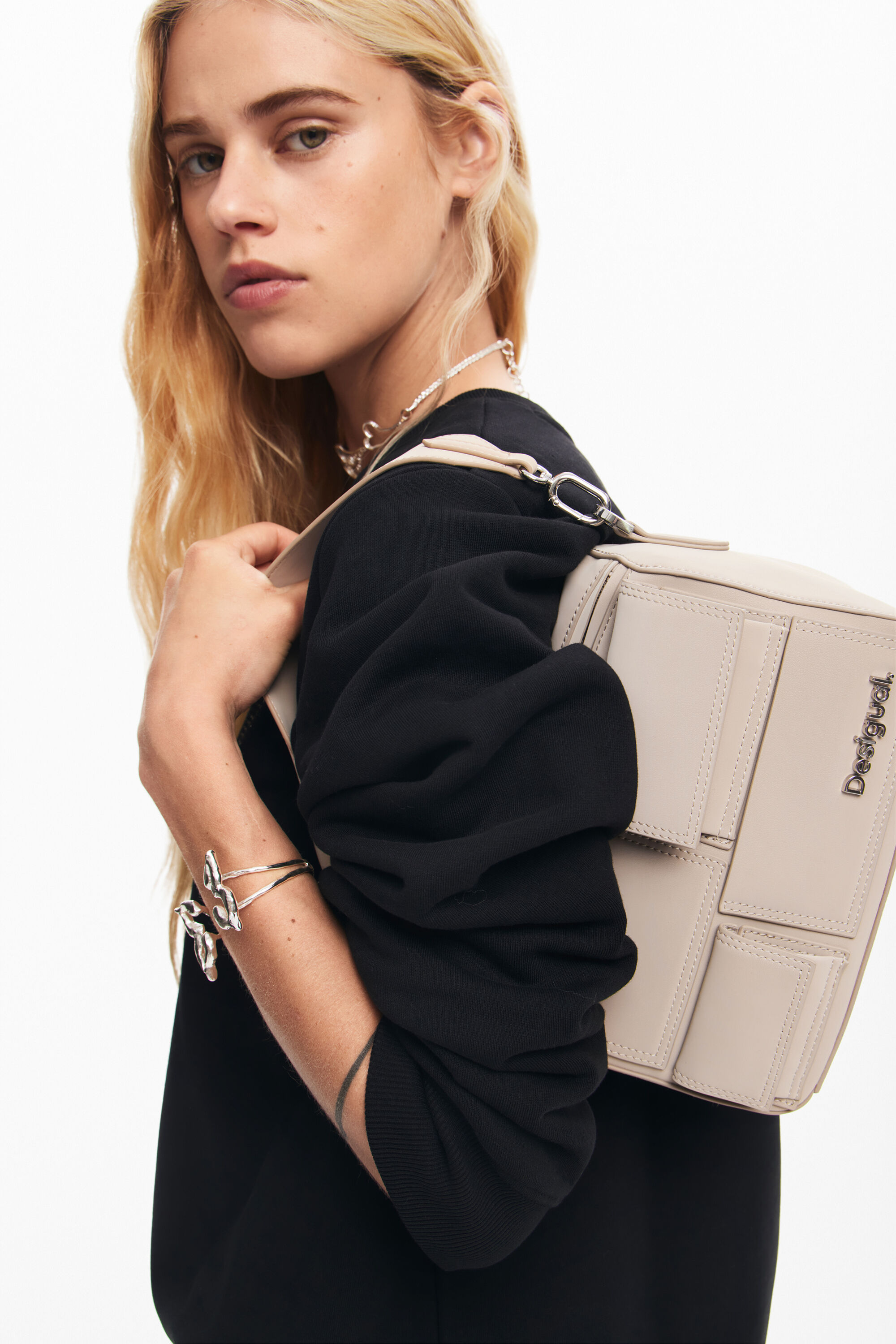 Multi pocket shoulder bag women s I Desigual