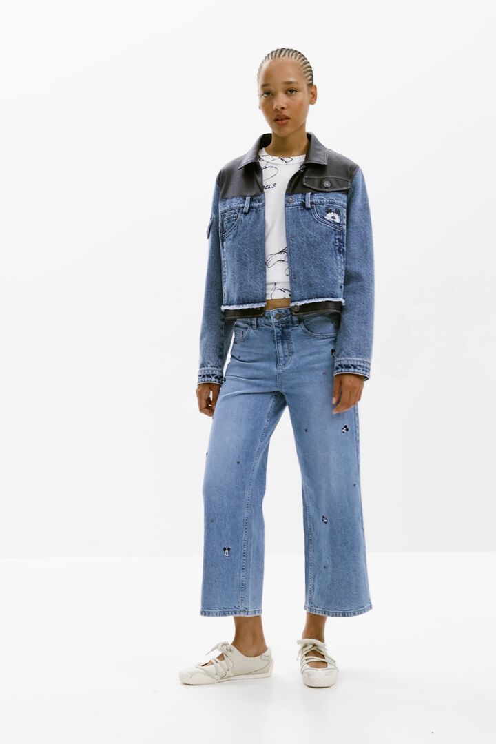 Gewachste Mickey™ Jeansjacke | Desigual