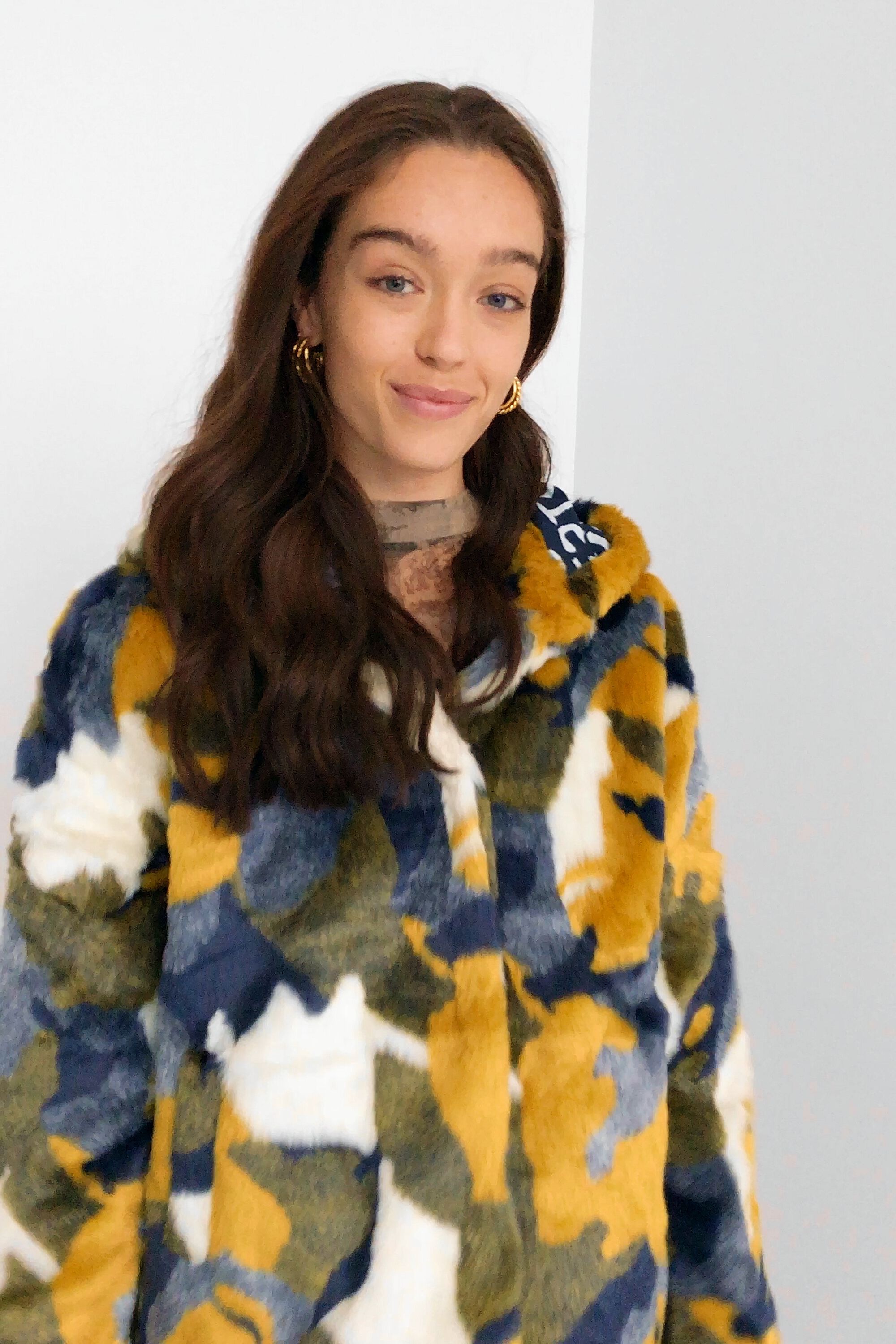 Chaqueta peluche desigual online