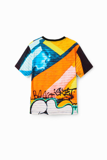 Fotografikus graffiti póló | Desigual