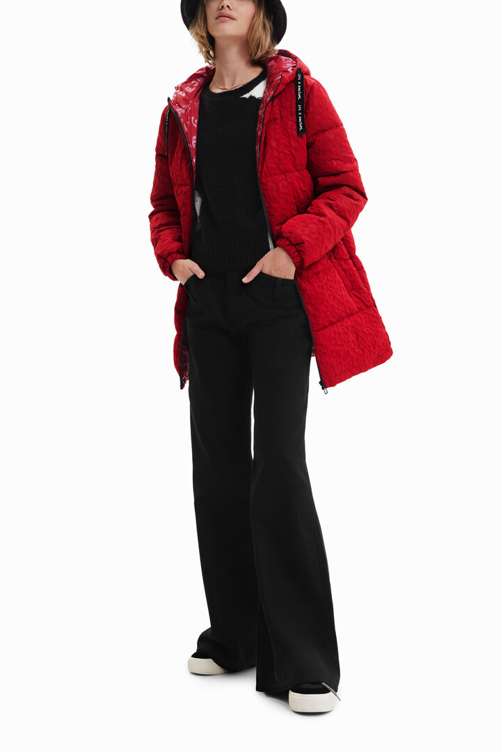 Abrigo padded animal print | Desigual