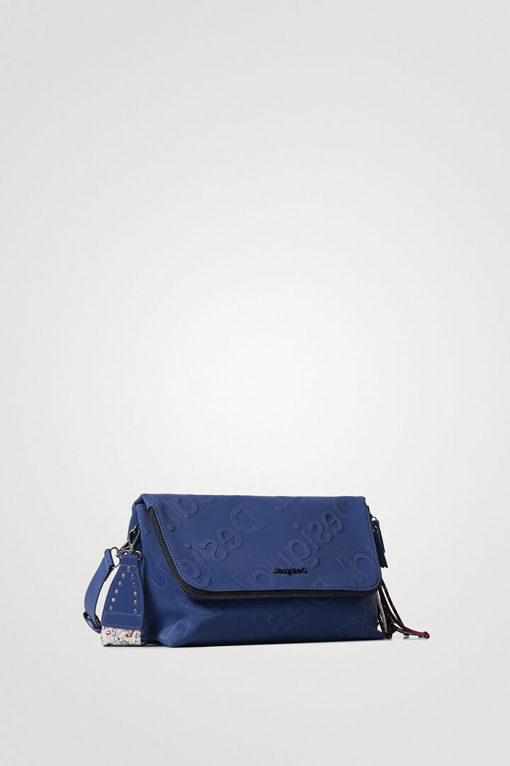 Bolso bandolera logo relieve | Desigual