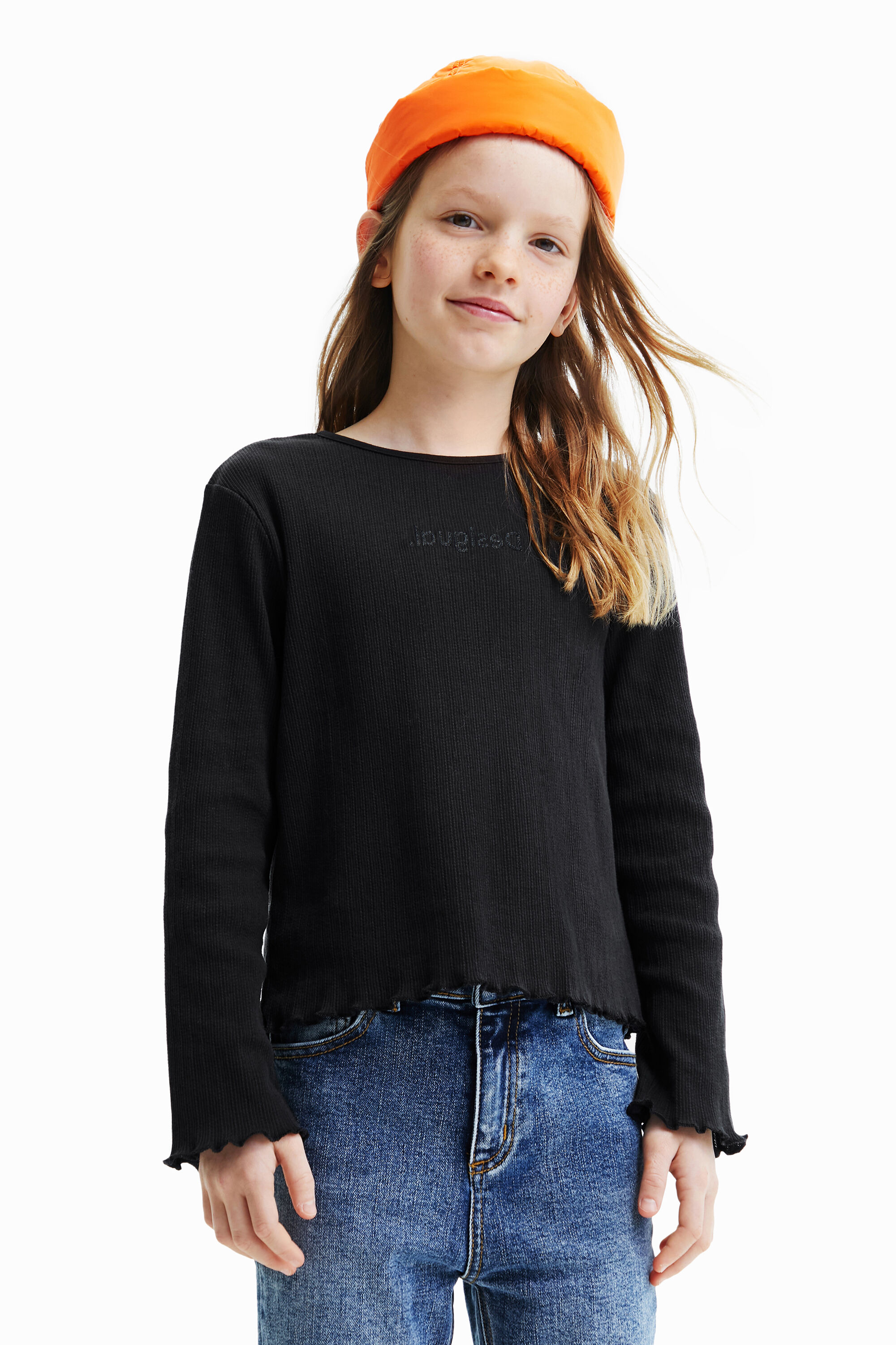 Desigual Girl Knit T-Shirt Straps Bambina TS_Linx 