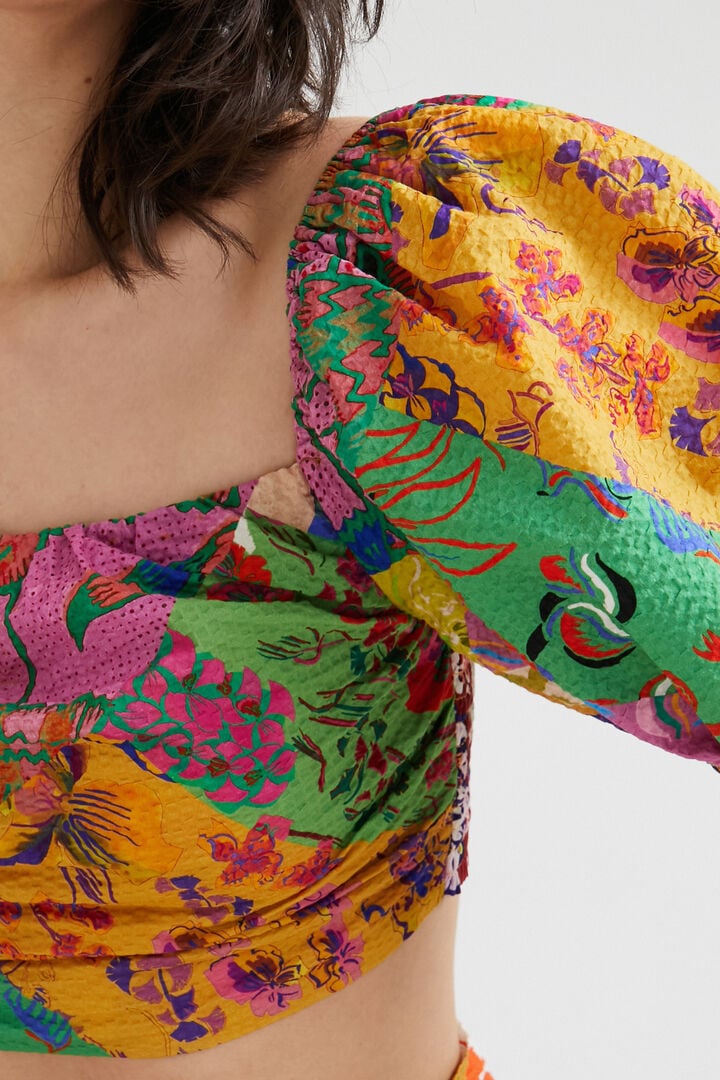 M. Christian Lacroix cropped blouse | Desigual