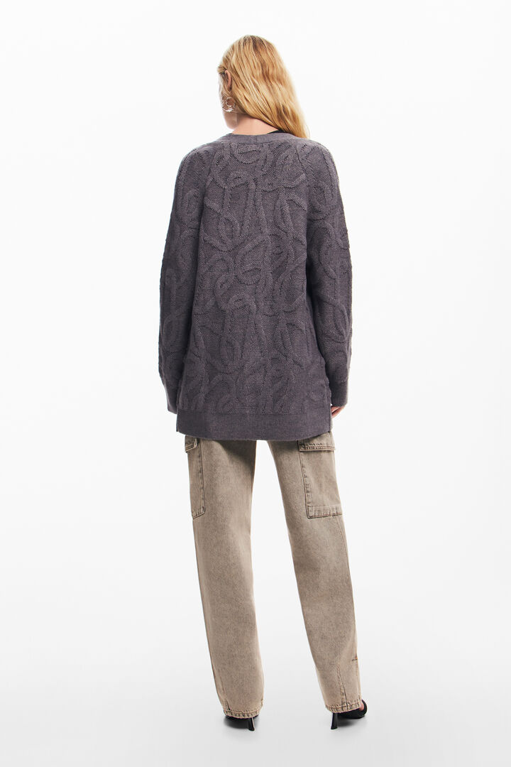 Cárdigan oversize punto | Desigual