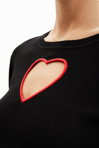 Maglia taglio cuore | Desigual