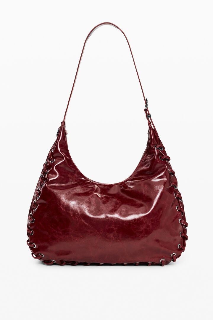 LARGE FAUX LEATHER BAG