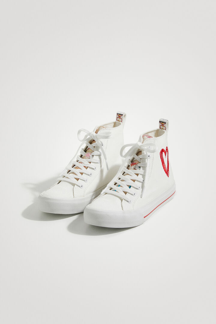 Botín sneaker con corazón | Desigual