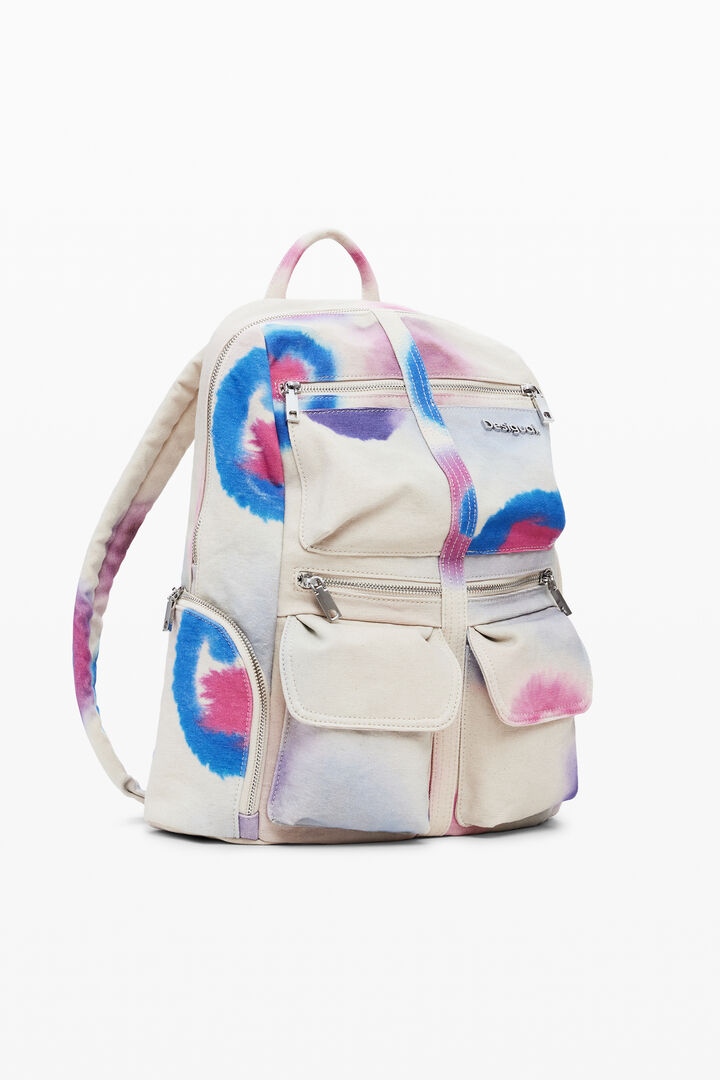 Medium spray pockets backpack | Desigual