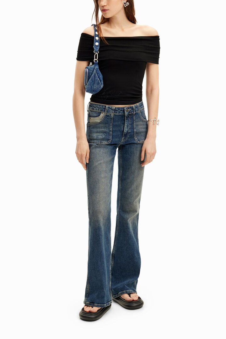 Butterfly knit T-shirt | Desigual