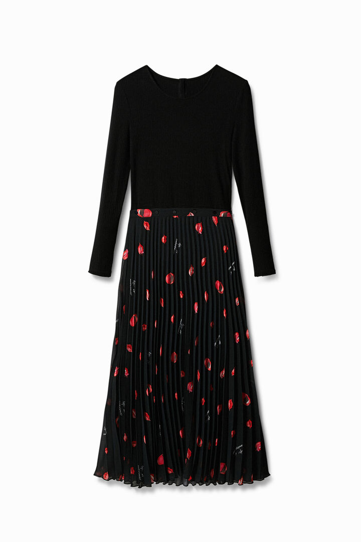 Dopasowana sukienka dwuczęściowa midi | Desigual