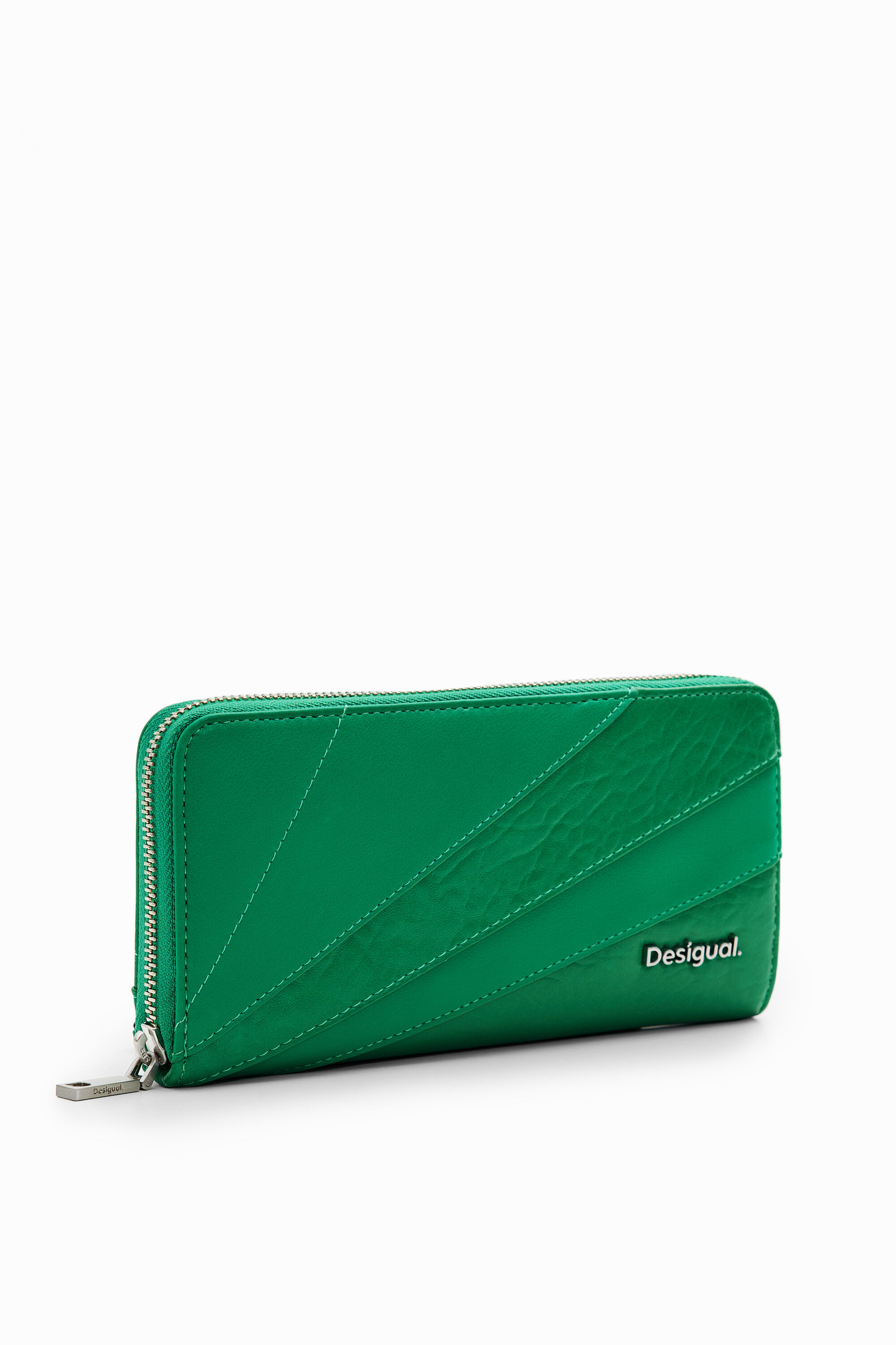 Desigual L patchwork textures wallet