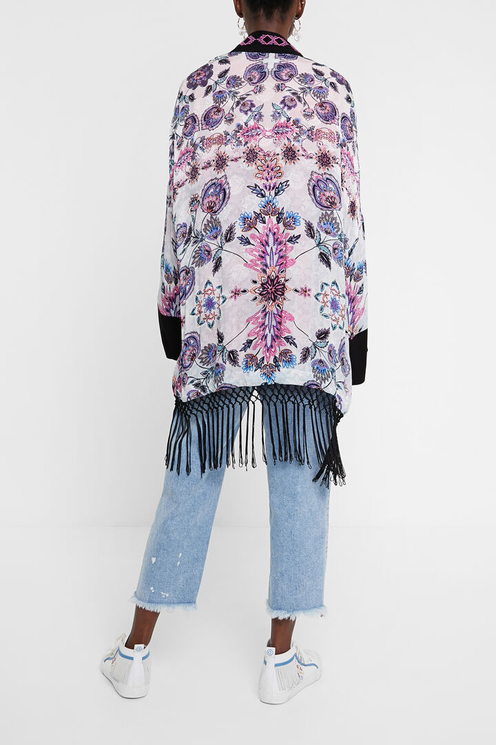 Kimono imprimé fleuri | Desigual