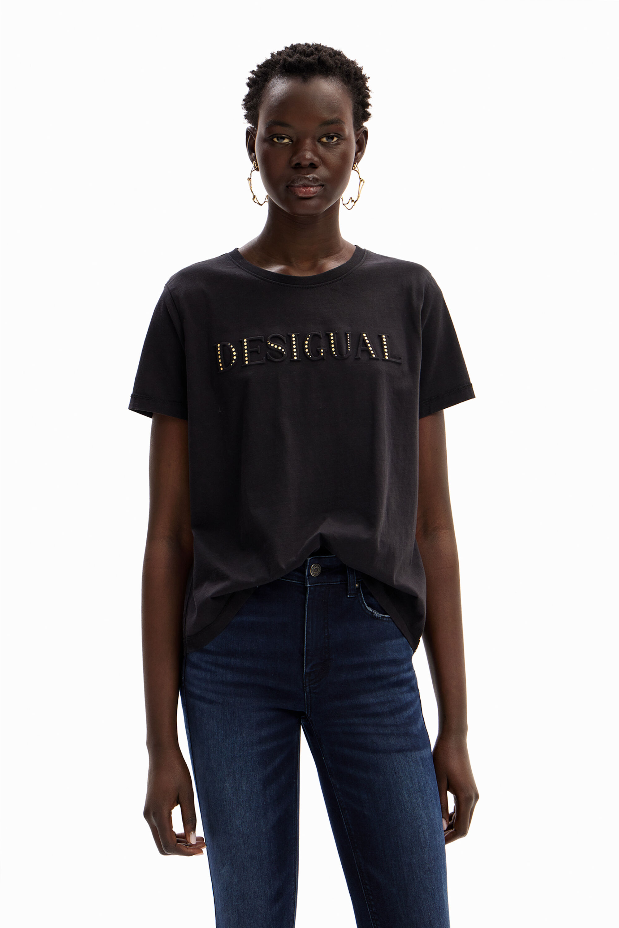 Desigual Shiny logo T-shirt