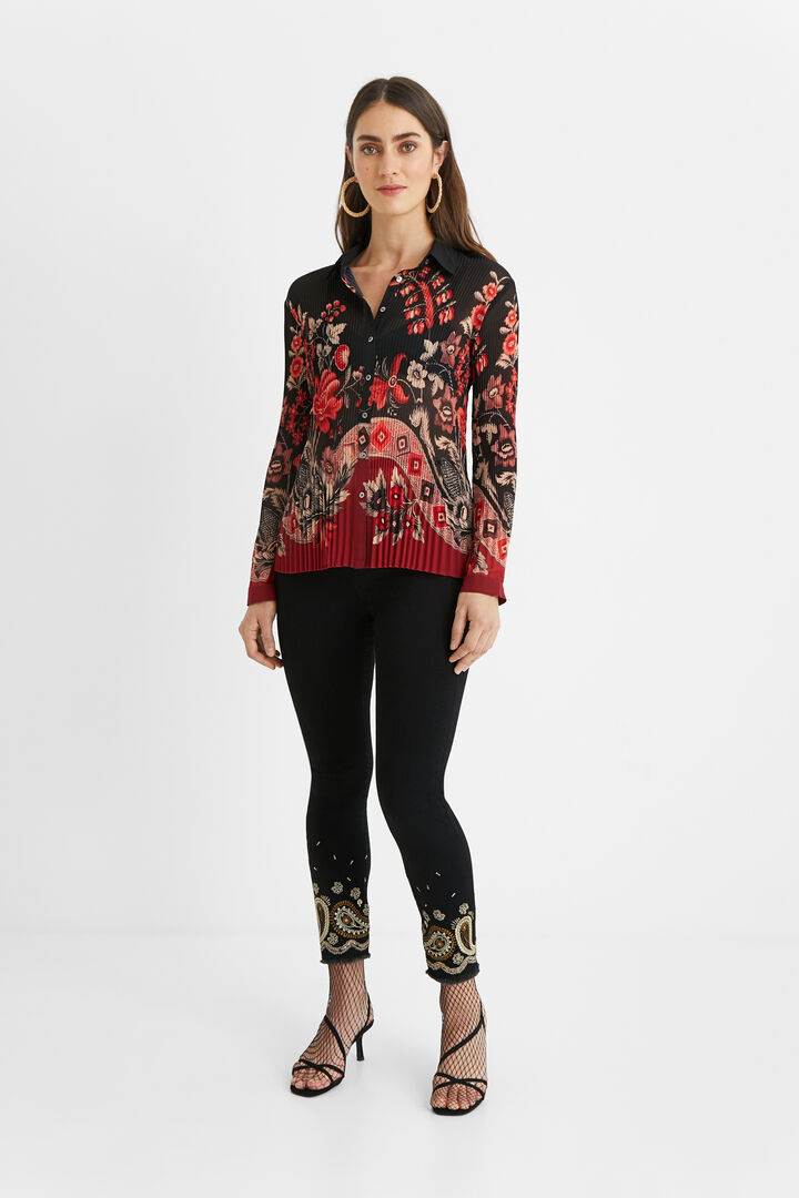 Camicia plissettata floreale | Desigual