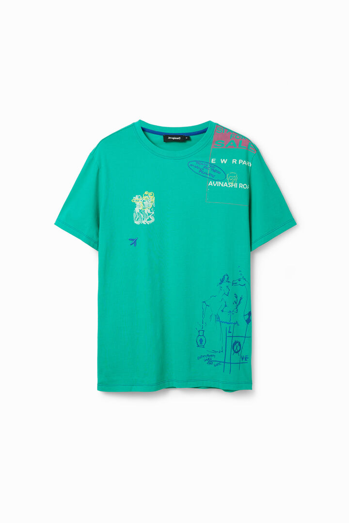 Arty embroidered T-shirt | Desigual