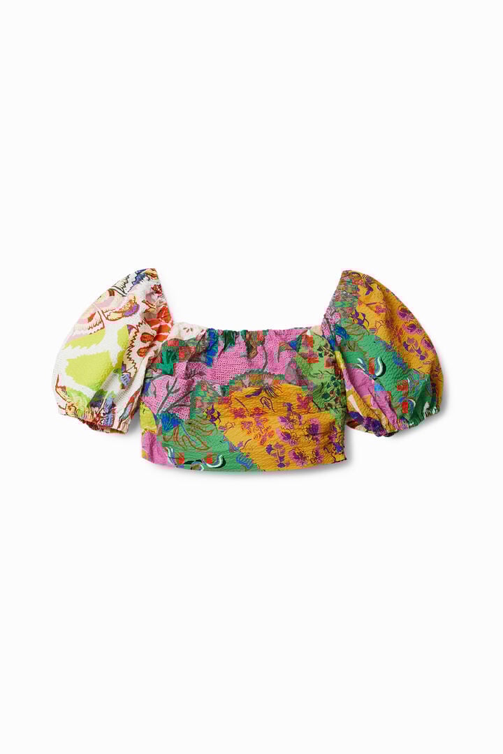 M. Christian Lacroix cropped blouse | Desigual